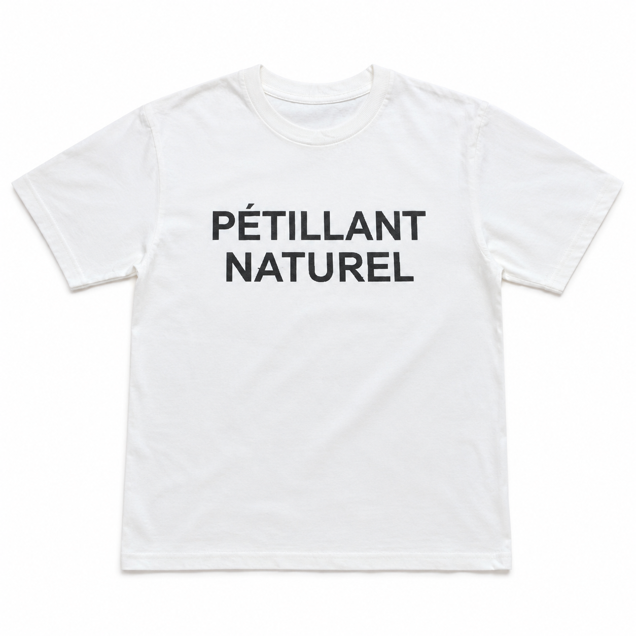 KONANNA Pétillant Naturel Organic Cotton T-Shirt in Weiß